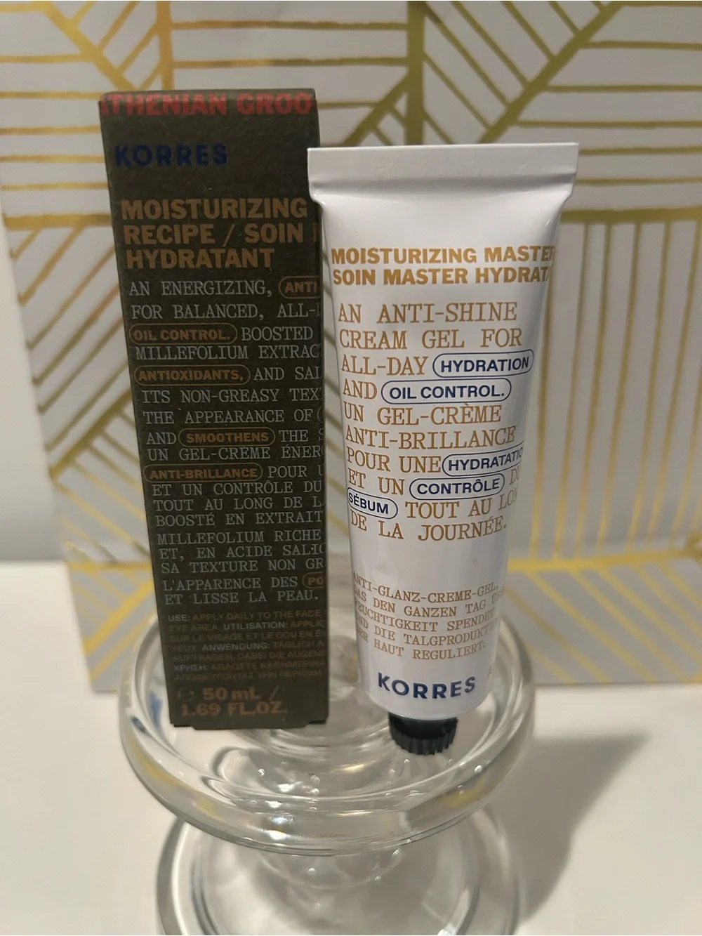 KORRES Aquila Men’s Moisturizing Cream Gel 1.69 oz NIB SEALED